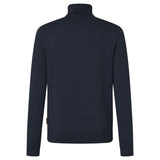 JOOP! JEANS Men’s Turtleneck Knitted Sweater - Lemrigo, Fine Knit, Wool Blend – 4/4