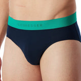 SCHIESSER Herren Rio-Slip 3er Pack - Serie "95/5", Kontraststreifen – 4/5