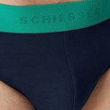 SCHIESSER Herren Rio-Slip 3er Pack - Serie "95/5", Kontraststreifen – 2/5