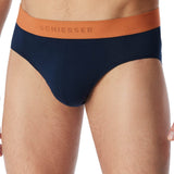 SCHIESSER men's Rio briefs 3-pack - "95/5" series, contrasting stripes – 2/5