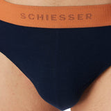 SCHIESSER men's Rio briefs 3-pack - "95/5" series, contrasting stripes – 4/5