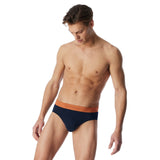 SCHIESSER men's Rio briefs 3-pack - "95/5" series, contrasting stripes – 5/5