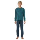 SCHIESSER Jungen Schlafanzug, lang - Smileys, Bündchen, Baumwolle – 1/6