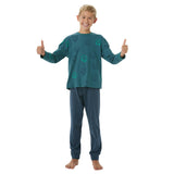 SCHIESSER Jungen Schlafanzug, lang - Smileys, Bündchen, Baumwolle – 2/6