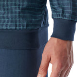 SCHIESSER Herren Schlafanzug, lang - Bündchen, Baumwolle – 3/8