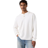 Levi's Herren Langarmshirt - LS Relax Button Henley, Knopfleiste, Baumwolle – 6/6