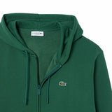 LACOSTE Herren Sweatjacke mit Kapuze - Zipped Fleece Front Hoodie, Regular Fit – 2/4