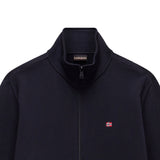 NAPAPIJRI Men’s Sweat Jacket – BALIS FZ SUM, Stand-up Collar, Cotton, Unlined, Regular Fit – 1/2