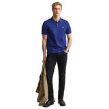 GANT Herren Poloshirt - REGULAR SHIELD, Kurzarm, Knopfleiste, Pique, Stickerei – 7/7