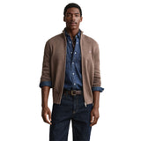 GANT Herren Strickjacke - CASUAL COTTON ZIP CARDIGAN, Stehkragen, Baumwolle – 7/7