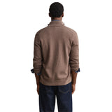 GANT Herren Strickjacke - CASUAL COTTON ZIP CARDIGAN, Stehkragen, Baumwolle – 6/7