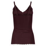 SKINY Damen Spaghetti-Shirt - Sensation, Top, V-Ausschnitt, Pads, Mikrofaser – 5/5