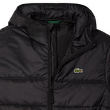 LACOSTE Men’s Quilted Jacket - Lightweight Colorblock Puffed Jacket, Hood, Padded – 2/3
