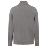 JOOP! Men’s Knit Sweater - Dario, Fine Knit, Stand-Up Collar with Zip, Virgin Wool – 4/5