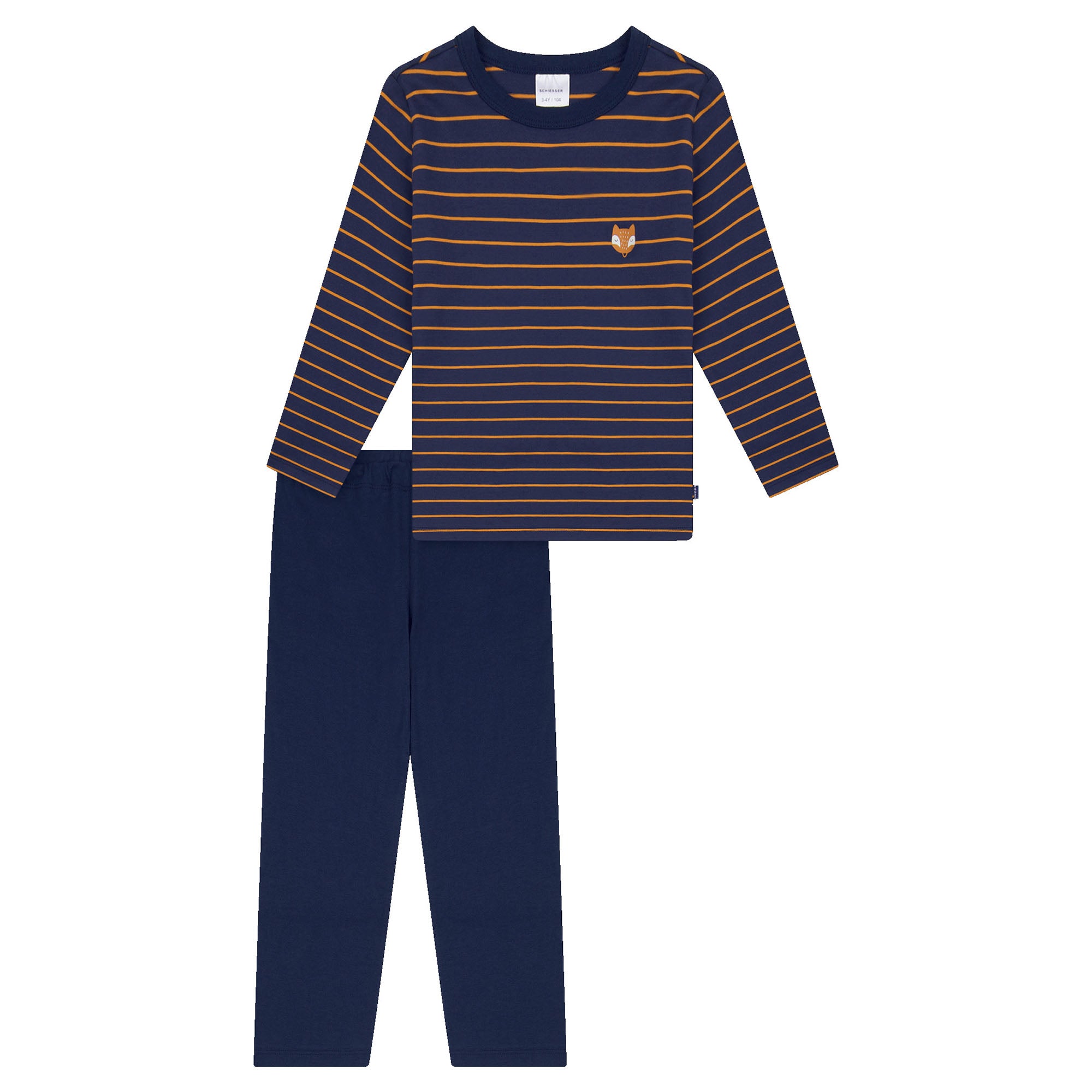 SCHIESSER Boys' Pyjamas, Long - Kids, Open Leg, Cotton, Print