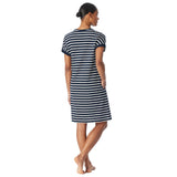 SCHIESSER Damen Nachthemd 95cm - Nachtwäsche, Kurzarm, Baumwolle, Muster – 3/6