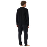 UNCOVER by SCHIESSER Men's Pajamas 2-Piece Set - long, V-Neck, Cotton, patterned – 3/6