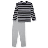 SCHIESSER Boys' Pyjamas, Long - Teens, Open Leg, Cotton, Striped