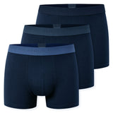 SCHIESSER Men's Boxer Shorts, 3-Pack - ‘95/5’, Trunks, Cotton Stretch, Logo Waistband