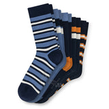 SCHIESSER boys' socks, pack of 5 – ‘Legwear Teens’, patterned, cotton blend