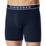 SCHIESSER Herren Boxershorts, 3er Pack - Long Shorts, Logobund, Baumwoll-Stretch – 2/6