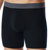 SCHIESSER Herren Boxershorts, 3er Pack - Long Shorts, Logobund, Baumwoll-Stretch – 2/4