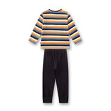 Sanetta Boys Long Pyjamas – Kids, Striped, Pyjama Set, Terry Cloth – 1/2