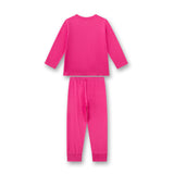 Sanetta Girls Pyjamas, Long - Kids, Fox, Single Velour, Cotton – 1/2