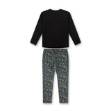 Sanetta Girls Pyjamas, Long - Teens, Queen of Everything, Leopard Print, Single Jersey, Cotton – 1/2