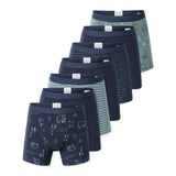 SCHIESSER Boys Shorts, 7-Pack - Kids, 7-PACK Single Jersey Briefs, Underwear, Basic
