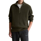 Marc O'Polo Denim Herren Troyer-Strickpullover - Knit Pullover, Troyer-Zip, Baumwolle – 2/5