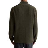 Marc O'Polo Denim Herren Troyer-Strickpullover - Knit Pullover, Troyer-Zip, Baumwolle – 3/5