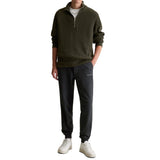 Marc O'Polo Denim Herren Troyer-Strickpullover - Knit Pullover, Troyer-Zip, Baumwolle – 5/5