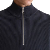 Marc O'Polo Denim Herren Troyer-Strickpullover - Knit Pullover, Troyer-Zip, Baumwolle – 4/5