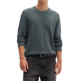 Marc O'Polo Men’s Knit Sweater - Knit Pullover, Organic Cotton Piqué, Crew Neck, Regular Fit – 2/5
