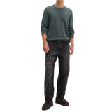 Marc O'Polo Men’s Knit Sweater - Knit Pullover, Organic Cotton Piqué, Crew Neck, Regular Fit – 5/5