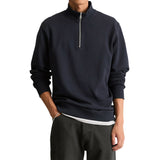 Marc O'Polo Denim Herren Troyer-Sweatshirt - Sweat Troyer, Stehkragen, Bio-Baumwolle, Regular Fit – 2/5