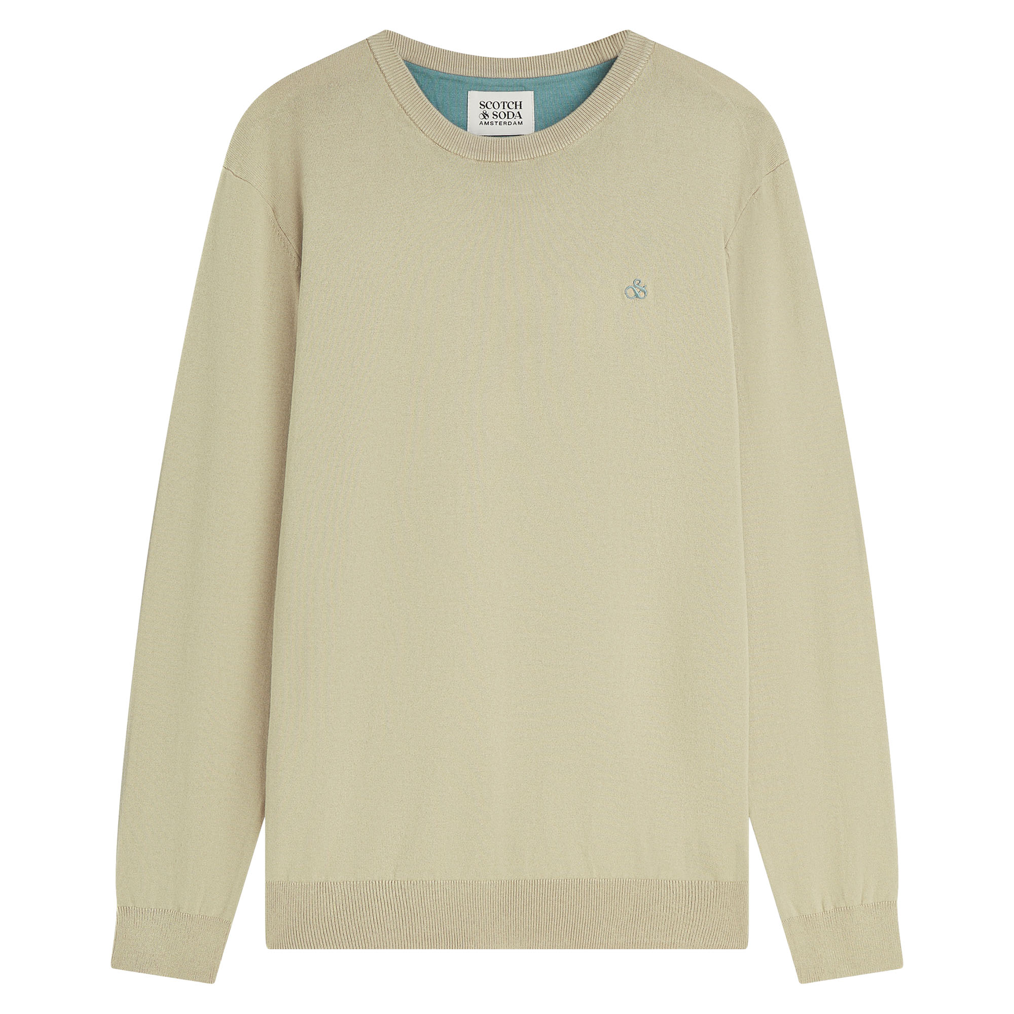 SCOTCH&SODA men's jumper - Core, viscose jumper, single-coloured