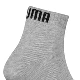 PUMA Kinder Quartersocken, 18er Pack - Plain Quarter ECOM 18P, Logo, einfarbig – 6/7