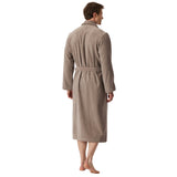SCHIESSER Men Bathrobe – Terry, Cotton, Plain – 3/5