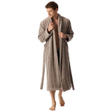 SCHIESSER Men Bathrobe – Terry, Cotton, Plain – 5/5