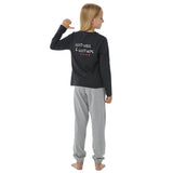 SCHIESSER Girls Pyjamas, long-sleeved – Hearts, closed-leg, cotton – 3/5