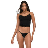 ONLY Damen Cropped-Top - ONLVICKY LACE SEAMLESS CROPPED TOP, Trägertop, Spitze – 8/10