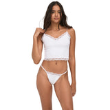 ONLY Women's Cropped Top - ONLVICKY LACE SEAMLESS CROPPED TOP, Strapless Top, Lace – 7/11