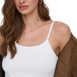 ONLY Damen Spaghetti-Top 3er Pack - ONLEA NEW SINGLET JRS, Unterhemd, Stretch – 5/6