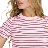 ONLY Damen T-Shirt - ONLLUPE STRIPE TEE, Kurzarm, Rundhals, Slim Fit, Streifen – 6/8