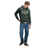 Superdry Herren Hoodie - Vintage Logo Heritage Relaxed Hoodie, Kapuze, Print, Baumwollmix – 4/6