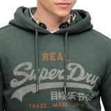 Superdry Herren Hoodie - Vintage Logo Heritage Relaxed Hoodie, Kapuze, Print, Baumwollmix – 5/6