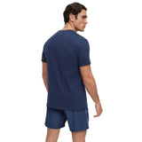 BOSS Men's T-shirt - RN T-shirt, round neck, short sleeve, large logo print, cotton – 3/3