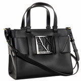 A|X ARMANI EXCHANGE Damen Handtasche - Shopper Susy Monogram, Logo-Schnalle, 19x24x14cm (HxBxT) – 2/6